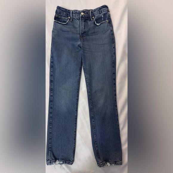 Good American Good Legs Straight Jeans size 0 / 25 - Picture 2 of 6